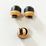 چشم متحرک آبی طرح خواب و بیدار سایز بزرگ (قاب مشکی) کد k006