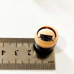 چشم متحرک آبی طرح خواب و بیدار سایز بزرگ (قاب مشکی) کد k006 - Image 2