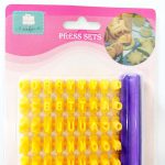 پانچ حروف انگلیسی و اعداد کوچک زرد 12× 8 کد A0294 - Image 2