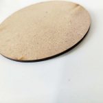 زیرلیوانی چوبی گرد 9سانتی کدmb13 - Image 2