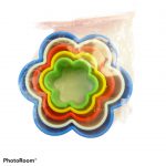 کاتر پلاستیکی طرح گل 6پر 5عددی  کد A005 - Image 3