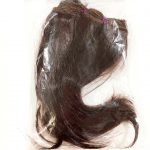 موی ۲۰سانتی حالت دار، شرابی کد M0423 - Image 2